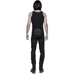 PUNK RAVE Pantalon Gothique Victorien 'Florian' Noir -ALCHEMY GOTHIC shop pantalon gothique victorien florian noir 5