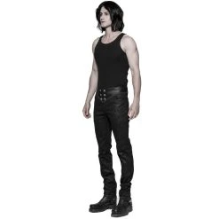 PUNK RAVE Pantalon Gothique Victorien 'Florian' Noir -ALCHEMY GOTHIC shop pantalon gothique victorien florian noir 6