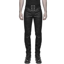 PUNK RAVE Pantalon Gothique Victorien 'Florian' Noir -ALCHEMY GOTHIC shop pantalon gothique victorien florian noir 7