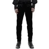PUNK RAVE Pantalon 'Hamlet' En Velours Noir