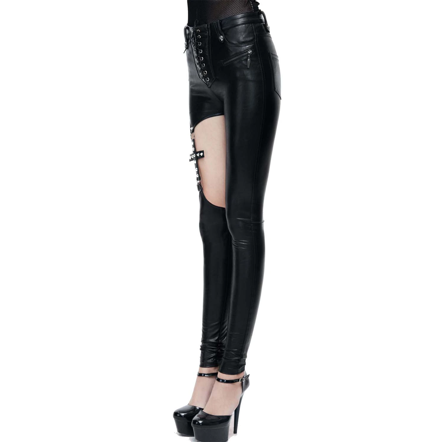 DEVIL FASHION Pantalon 'Hecate' Noir 12 DEVIL FASHION Pantalon 'Hecate' Noir – Image 10