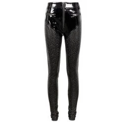 DEVIL FASHION Pantalon 'Hexagone' En Simili Cuir Noir à Motifs 31 DEVIL FASHION Pantalon 'Hexagone' En Simili Cuir Noir à Motifs -ALCHEMY GOTHIC shop pantalon hexagone en simili cuir noir a motifs 11