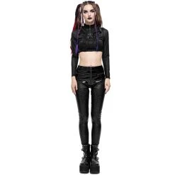 DEVIL FASHION Pantalon 'Hexagone' En Simili Cuir Noir à Motifs 23 DEVIL FASHION Pantalon 'Hexagone' En Simili Cuir Noir à Motifs -ALCHEMY GOTHIC shop pantalon hexagone en simili cuir noir a motifs 3