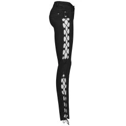 PUNK RAVE Pantalon 'Kera' Noir -ALCHEMY GOTHIC shop pantalon kera noir 13