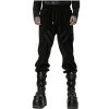 PUNK RAVE Pantalon 'Lycidas' En Velours Noir 1 PUNK RAVE Pantalon 'Lycidas' En Velours Noir -ALCHEMY GOTHIC shop pantalon lycidas en velours noir