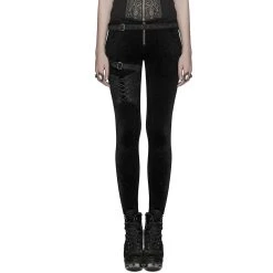 PUNK RAVE Pantalon 'Maeve' Noir -ALCHEMY GOTHIC shop pantalon maeve noir 5
