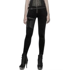 PUNK RAVE Pantalon 'Maeve' Noir -ALCHEMY GOTHIC shop pantalon maeve noir 8