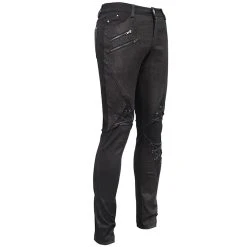 DEVIL FASHION Pantalon 'New Order' Noir -ALCHEMY GOTHIC shop pantalon new order noir 15
