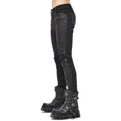 DEVIL FASHION Pantalon 'New Order' Noir -ALCHEMY GOTHIC shop pantalon new order noir 7