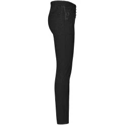 PUNK RAVE Pantalon 'Noctivagus' En Jacquard Noir 31 PUNK RAVE Pantalon 'Noctivagus' En Jacquard Noir -ALCHEMY GOTHIC shop pantalon noctivagus en jacquard noir 12