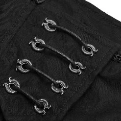 PUNK RAVE Pantalon 'Noctivagus' En Jacquard Noir 33 PUNK RAVE Pantalon 'Noctivagus' En Jacquard Noir -ALCHEMY GOTHIC shop pantalon noctivagus en jacquard noir 14