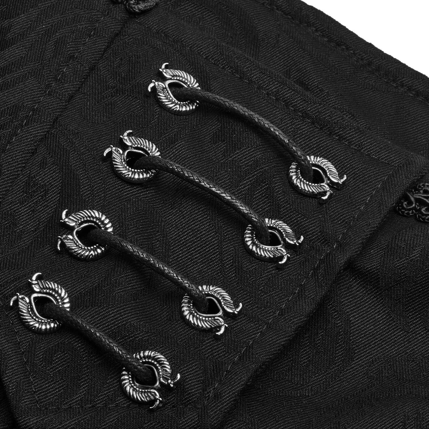 PUNK RAVE Pantalon 'Noctivagus' En Jacquard Noir 17 PUNK RAVE Pantalon 'Noctivagus' En Jacquard Noir – Image 15