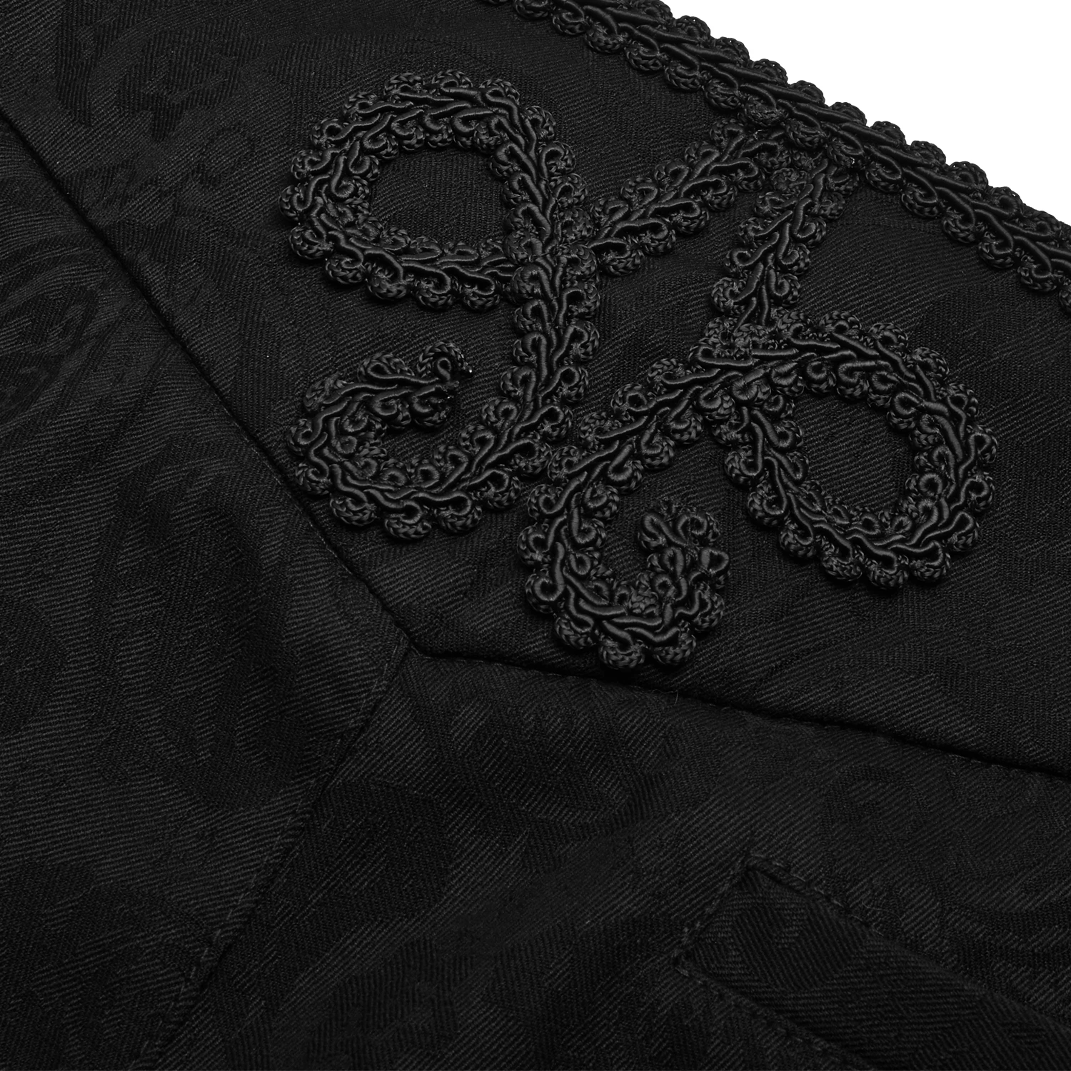 PUNK RAVE Pantalon 'Noctivagus' En Jacquard Noir 18 PUNK RAVE Pantalon 'Noctivagus' En Jacquard Noir – Image 16