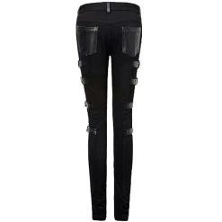 PUNK RAVE Pantalon 'Osiris' Noir -ALCHEMY GOTHIC shop pantalon osiris noir 11