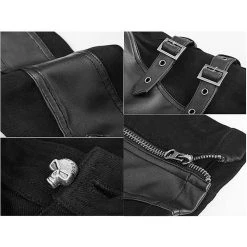 PUNK RAVE Pantalon 'Osiris' Noir -ALCHEMY GOTHIC shop pantalon osiris noir 13