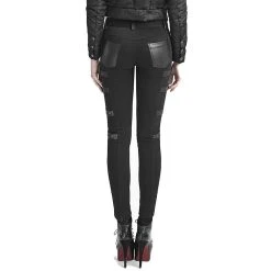 PUNK RAVE Pantalon 'Osiris' Noir -ALCHEMY GOTHIC shop pantalon osiris noir 8