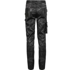 DEVIL FASHION Pantalon 'Painted Titan' Noir -ALCHEMY GOTHIC shop pantalon painted titan noir 13