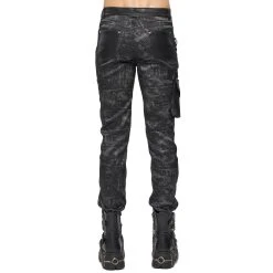 DEVIL FASHION Pantalon 'Painted Titan' Noir -ALCHEMY GOTHIC shop pantalon painted titan noir 8