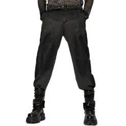 PUNK RAVE Pantalon Post Apocalyptique 'Dyrk' Gris -ALCHEMY GOTHIC shop pantalon post apocalyptique dyrk gris 3