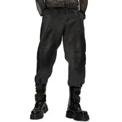 PUNK RAVE Pantalon Post Apocalyptique 'Dyrk' Gris -ALCHEMY GOTHIC shop pantalon post apocalyptique dyrk gris 6