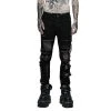 PUNK RAVE Pantalon 'Punk Decadent' Noir -ALCHEMY GOTHIC shop pantalon punk decadent noir