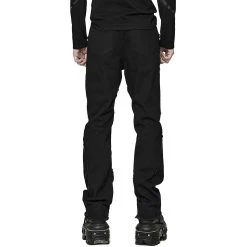 PUNK RAVE Pantalon 'Punk Spider Mesh' Noir -ALCHEMY GOTHIC shop pantalon punk spider mesh noir 5