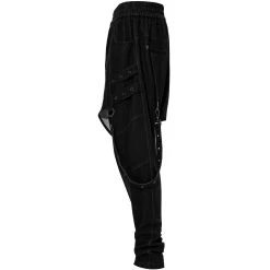 PUNK RAVE Pantalon Sagging 'Xenos' Noir -ALCHEMY GOTHIC shop pantalon sagging xenos noir 10