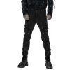 PUNK RAVE Pantalon 'Samhain' En Denim Noir -ALCHEMY GOTHIC shop pantalon samhain en denim noir