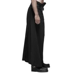 PUNK RAVE Pantalon 'Samurai' Noir -ALCHEMY GOTHIC shop pantalon samurai noir 11