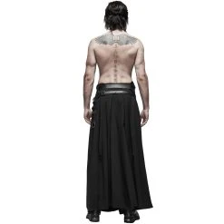 PUNK RAVE Pantalon 'Samurai' Noir -ALCHEMY GOTHIC shop pantalon samurai noir 2