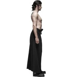 PUNK RAVE Pantalon 'Samurai' Noir -ALCHEMY GOTHIC shop pantalon samurai noir 3