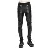 DEVIL FASHION Pantalon Skinny 'Robot Armor' Noir Pour Hommes 1 DEVIL FASHION Pantalon Skinny 'Robot Armor' Noir Pour Hommes -ALCHEMY GOTHIC shop pantalon skinny robot armor noir pour hommes