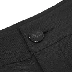 DEVIL FASHION Pantalon Skinny 'Robot Armor' Noir Pour Hommes 32 DEVIL FASHION Pantalon Skinny 'Robot Armor' Noir Pour Hommes -ALCHEMY GOTHIC shop pantalon skinny robot armor noir pour hommes 13