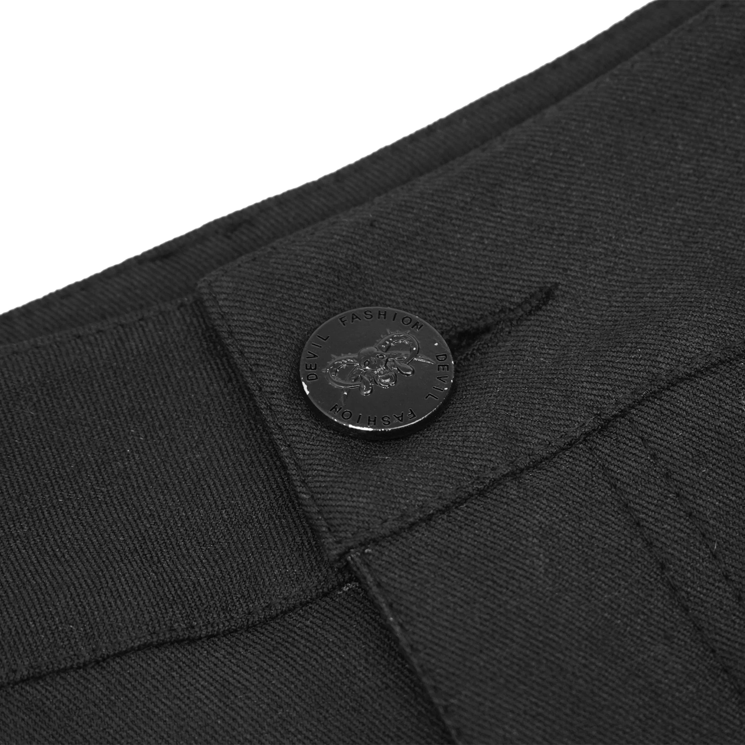 DEVIL FASHION Pantalon Skinny 'Robot Armor' Noir Pour Hommes 16 DEVIL FASHION Pantalon Skinny 'Robot Armor' Noir Pour Hommes – Image 14