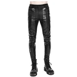 DEVIL FASHION Pantalon Skinny 'Robot Armor' Noir Pour Hommes 23 DEVIL FASHION Pantalon Skinny 'Robot Armor' Noir Pour Hommes -ALCHEMY GOTHIC shop pantalon skinny robot armor noir pour hommes 4