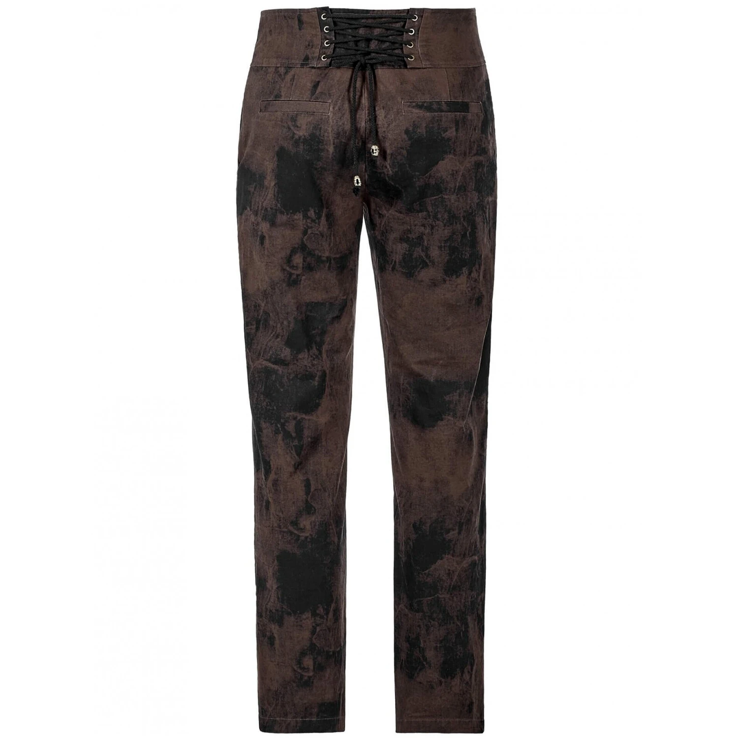 PUNK RAVE Pantalon Steampunk 'Coyote' Marron 8 PUNK RAVE Pantalon Steampunk 'Coyote' Marron – Image 6