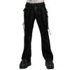 PUNK RAVE Pantalon 'Stremoth' Noir -ALCHEMY GOTHIC shop pantalon stremoth noir