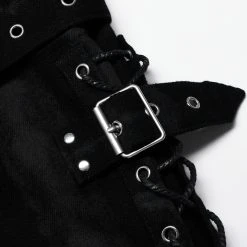 PUNK RAVE Pantalon 'Stremoth' Noir -ALCHEMY GOTHIC shop pantalon stremoth noir 12