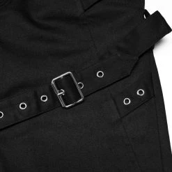 PUNK RAVE Pantalon Taille Mi Haute 'Lamia' Avec Sur-jupe Noir -ALCHEMY GOTHIC shop pantalon taille mi haute lamia avec sur jupe noir 12