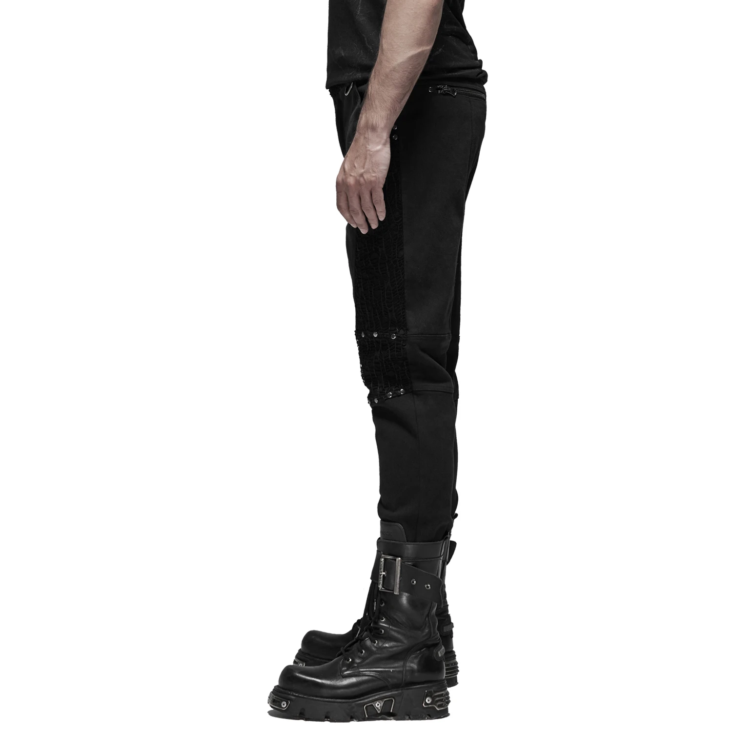 PUNK RAVE Pantalon 'Terminator' Noir 13 PUNK RAVE Pantalon 'Terminator' Noir – Image 11