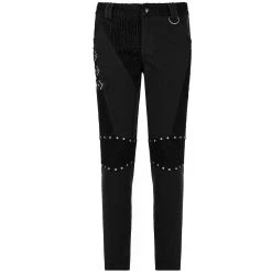 PUNK RAVE Pantalon 'Terminator' Noir 31 PUNK RAVE Pantalon 'Terminator' Noir -ALCHEMY GOTHIC shop pantalon terminator noir 11