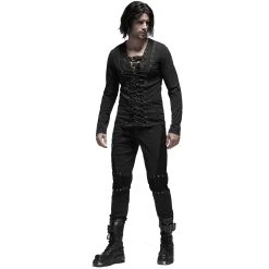 PUNK RAVE Pantalon 'Terminator' Noir 25 PUNK RAVE Pantalon 'Terminator' Noir -ALCHEMY GOTHIC shop pantalon terminator noir 5