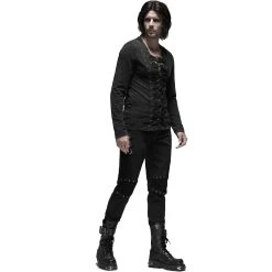 PUNK RAVE Pantalon 'Terminator' Noir 26 PUNK RAVE Pantalon 'Terminator' Noir -ALCHEMY GOTHIC shop pantalon terminator noir 6