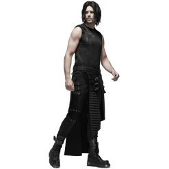 PUNK RAVE Pantalon 'Terminator' Noir 27 PUNK RAVE Pantalon 'Terminator' Noir -ALCHEMY GOTHIC shop pantalon terminator noir 7