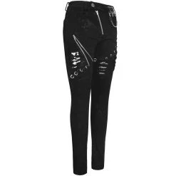 DEVIL FASHION Pantalon 'Thorne' Noir Pour Femmes 31 DEVIL FASHION Pantalon 'Thorne' Noir Pour Femmes -ALCHEMY GOTHIC shop pantalon thorne noir pour femmes 10