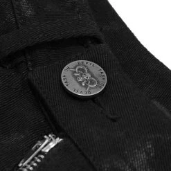 DEVIL FASHION Pantalon 'Thorne' Noir Pour Femmes 33 DEVIL FASHION Pantalon 'Thorne' Noir Pour Femmes -ALCHEMY GOTHIC shop pantalon thorne noir pour femmes 12