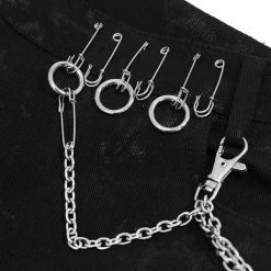 DEVIL FASHION Pantalon 'Thorne' Noir Pour Femmes 39 DEVIL FASHION Pantalon 'Thorne' Noir Pour Femmes -ALCHEMY GOTHIC shop pantalon thorne noir pour femmes 18