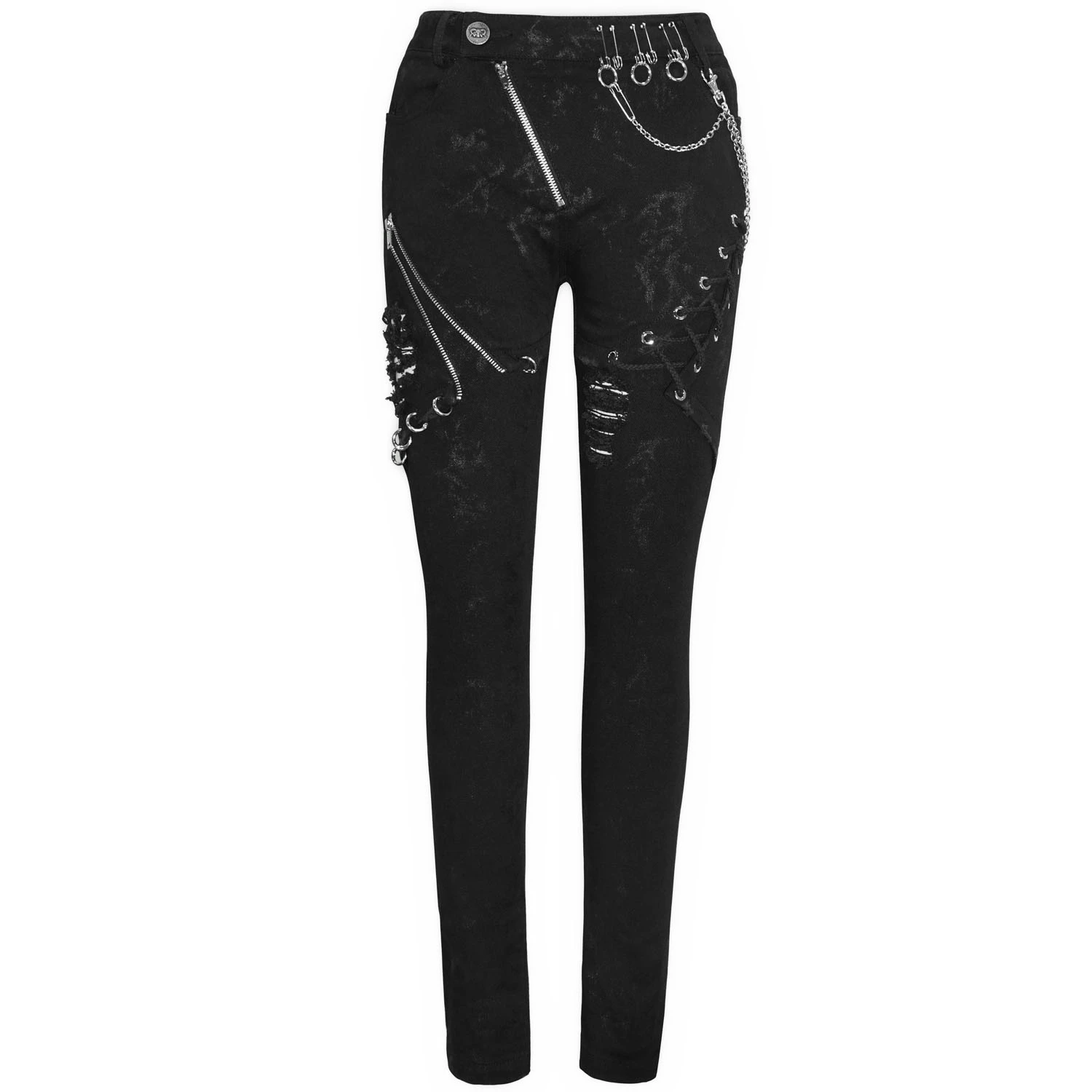 DEVIL FASHION Pantalon 'Thorne' Noir Pour Femmes 11 DEVIL FASHION Pantalon 'Thorne' Noir Pour Femmes – Image 9