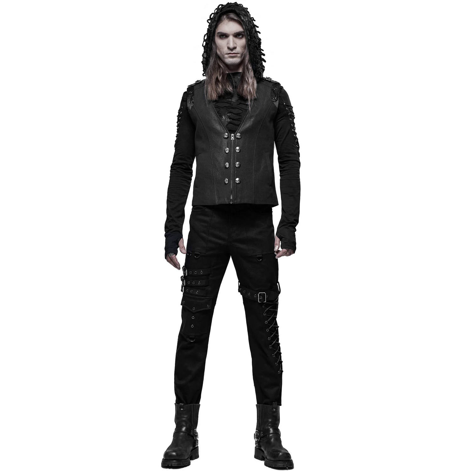 PUNK RAVE Pantalon 'Tierney' Noir 7 PUNK RAVE Pantalon 'Tierney' Noir – Image 5