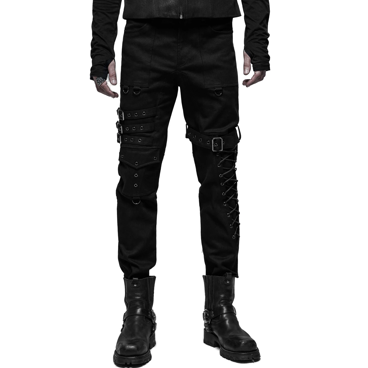PUNK RAVE Pantalon 'Tierney' Noir 9 PUNK RAVE Pantalon 'Tierney' Noir – Image 7